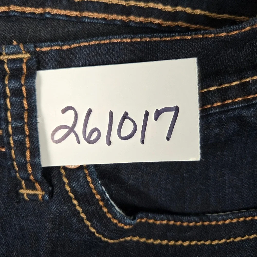 Jordache Womens Skinny Jeans Dark Rinse Stretch Denim Size 12 JM312004R